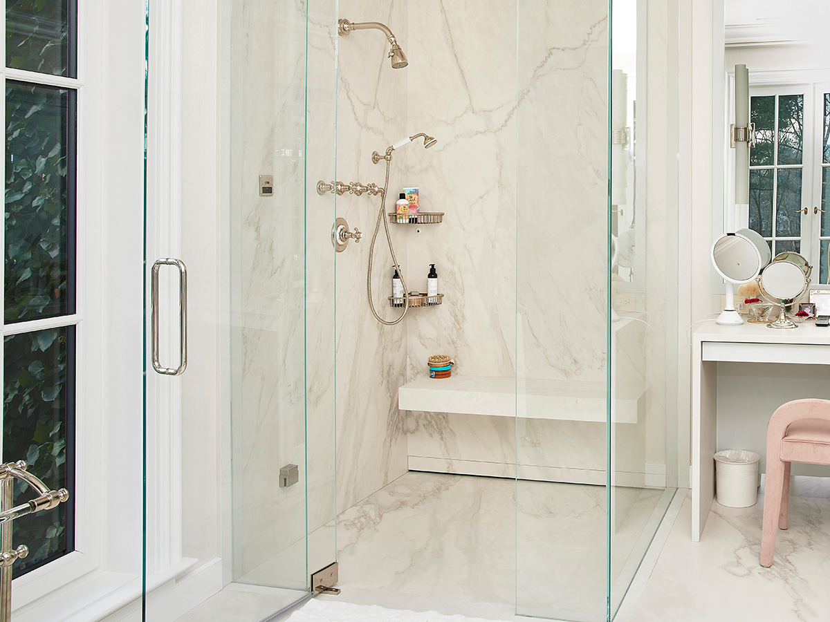 Tri State Tiling and Concrete Polishing  - Home - White Bathroom